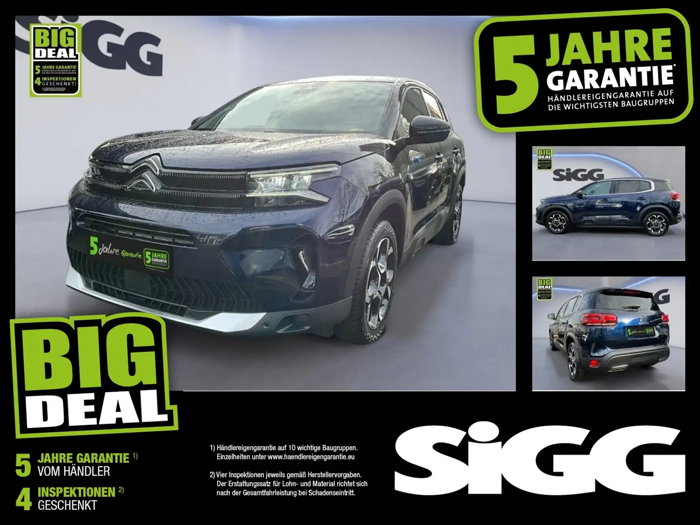 Citroen C5 Aircross 1.2 PureTech 130 Plus 2xKlima Kam. Blau - 1