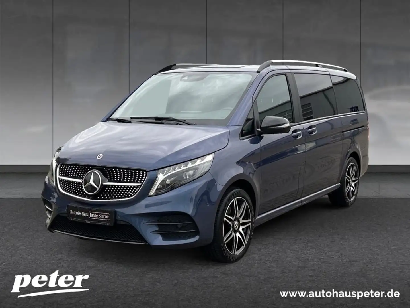 Mercedes-Benz V 300 d 4MATIC AVANTGARDE EDITION AMG TOP Bleu - 1