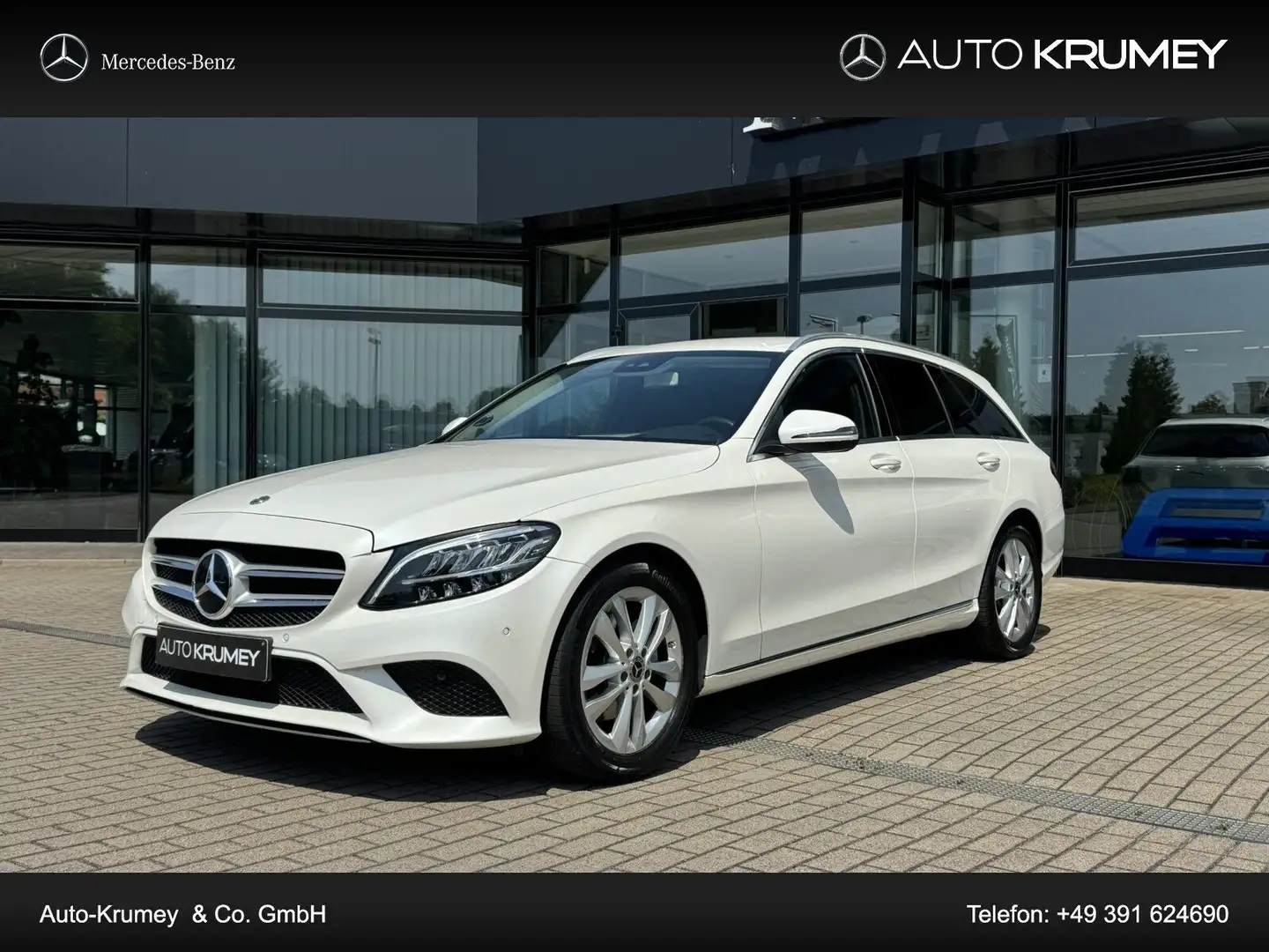Mercedes-Benz C 200 T-Modell AVANTGARDE+LED+Spur+Totwinkel Weiß - 1