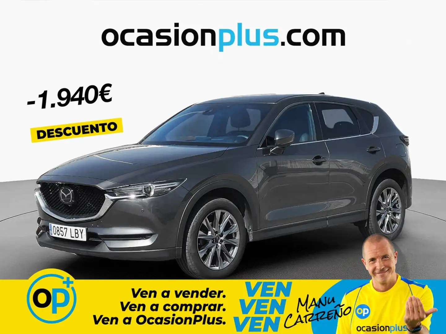 Mazda CX-5 2.0 Skyactiv-G Signature 2WD Aut. 121kW Gris - 1