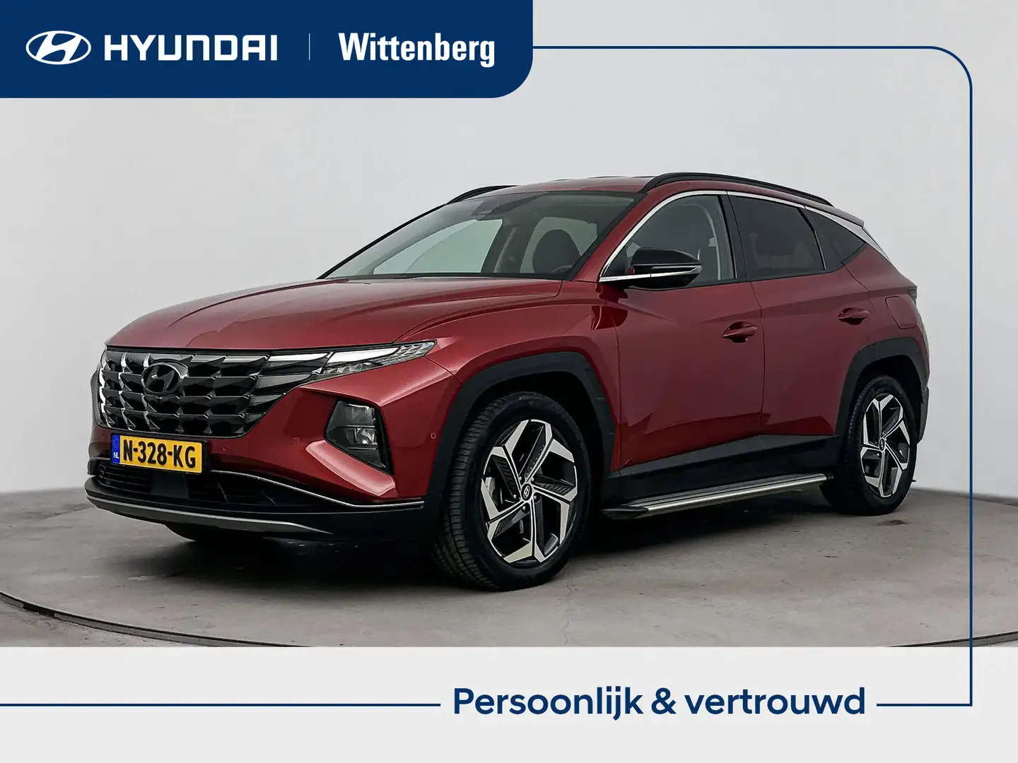 Hyundai TUCSON 1.6 T-GDI HEV PREMIUM | NAVI | REMOTE PARKING ASSI Rouge - 1
