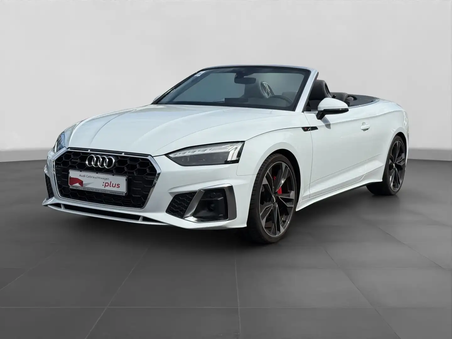 Audi A5 A5 Cabrio 45 TFSI Q 2x S LINE MATRIX PDC NAVI+ B Weiß - 2