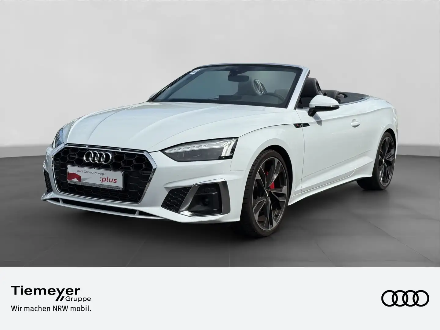 Audi A5 A5 Cabrio 45 TFSI Q 2x S LINE MATRIX PDC NAVI+ B Weiß - 1
