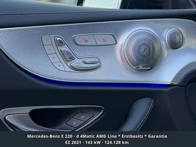Mercedes-Benz E 220 d 4Matic AMG Line * Erstbesitz * Garantie Ansicht 18