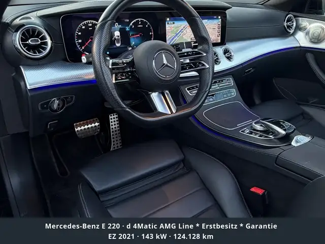 Mercedes-Benz E 220 d 4Matic AMG Line * Erstbesitz * Garantie Ansicht 14