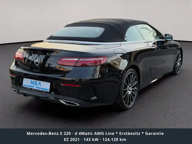 Mercedes-Benz E 220 d 4Matic AMG Line * Erstbesitz * Garantie Ansicht 5