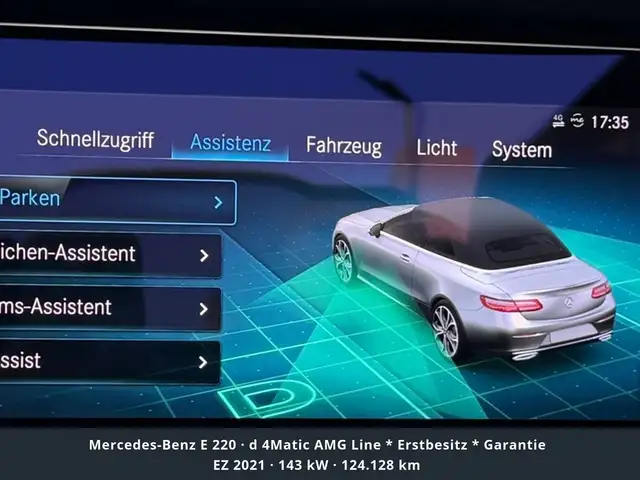 Mercedes-Benz E 220 d 4Matic AMG Line * Erstbesitz * Garantie Ansicht 21