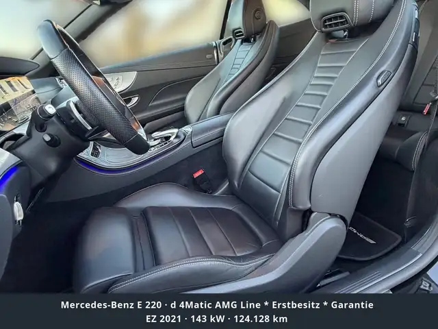 Mercedes-Benz E 220 d 4Matic AMG Line * Erstbesitz * Garantie Ansicht 16