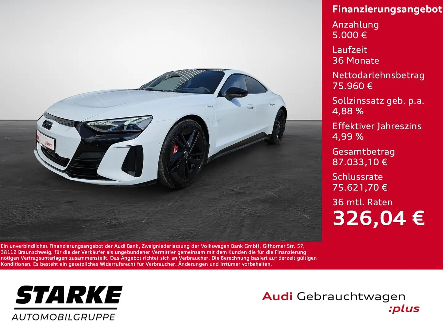 Audi RS e-tron GT NaviPlus Matrix HeadUp Allradlenkung Massage 21... Gris - 1