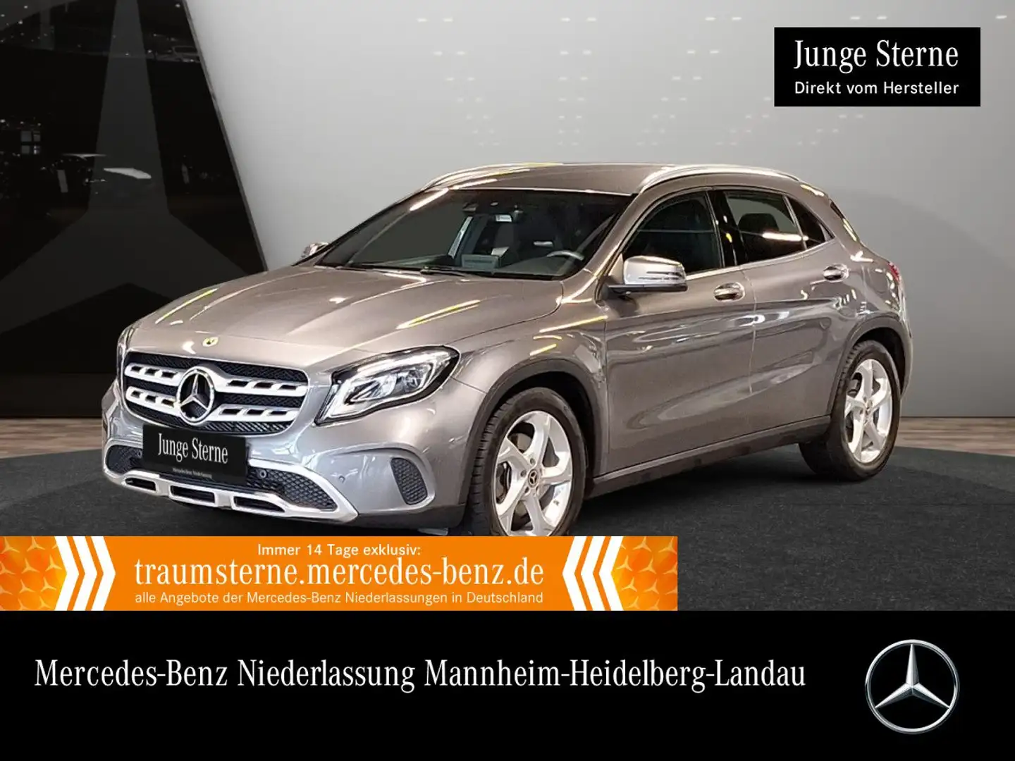 Mercedes-Benz GLA 250 4M Progressive LED Kamera Navi Laderaump Gris - 1