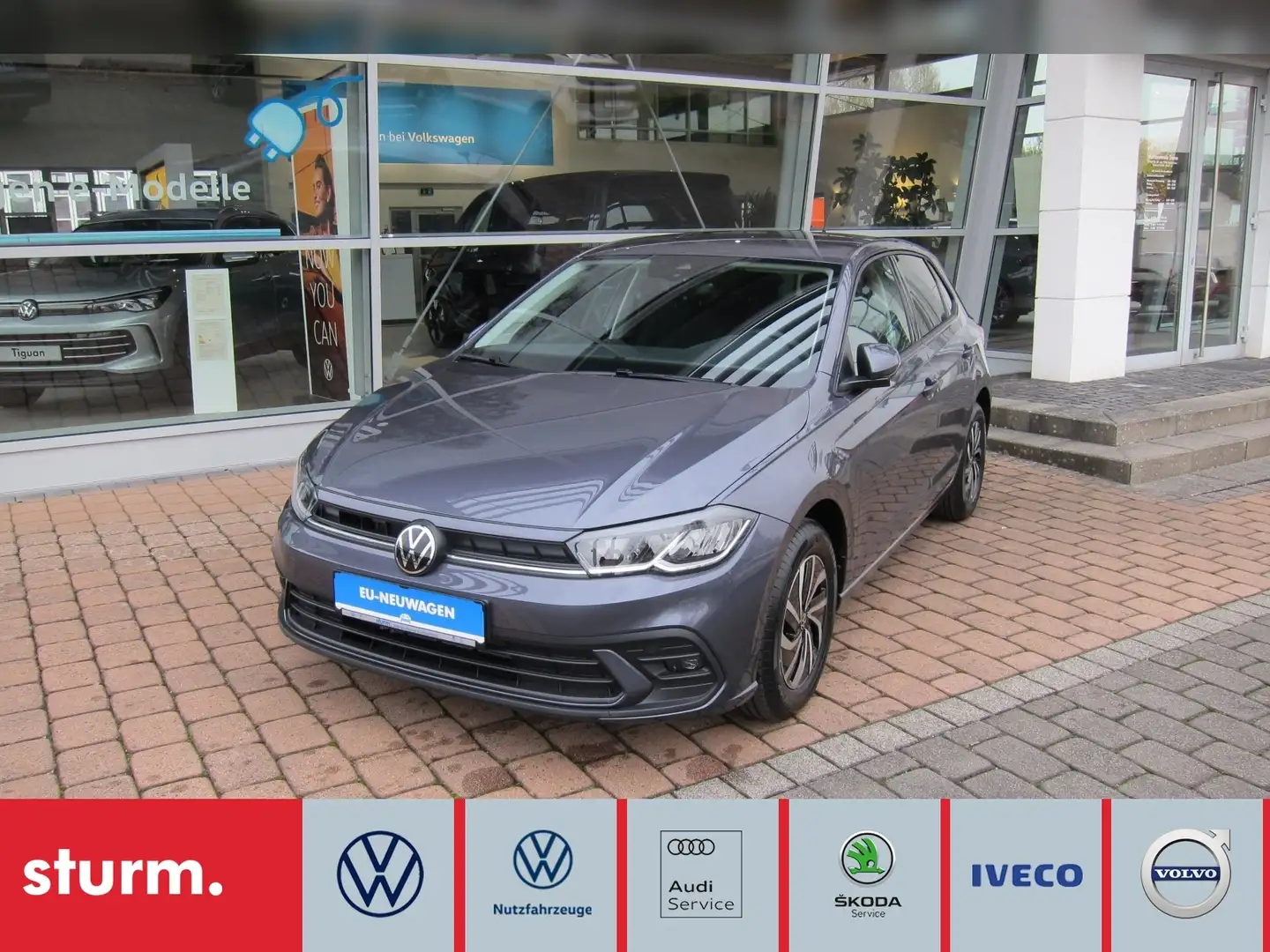 Volkswagen Polo VI Life 1.0 TSI *LED,Alu,SHZ* Grau - 1