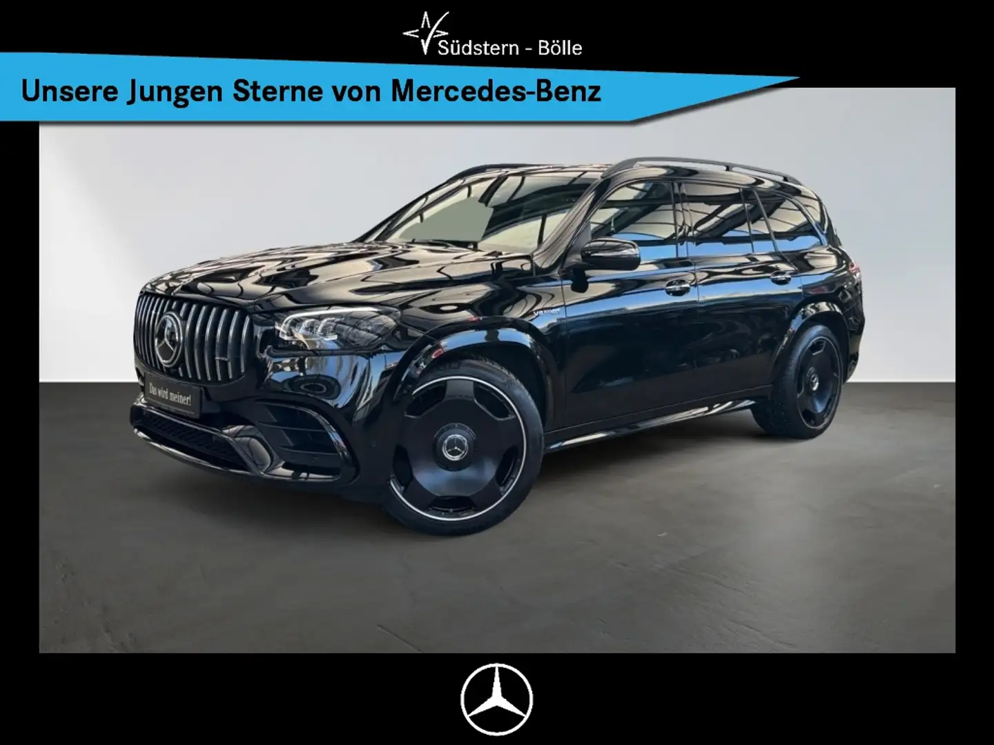 Mercedes-Benz GLS 63 AMG 4M+ PANO+DISTR+AHK+HEAD-UP+360°KAM Noir - 1