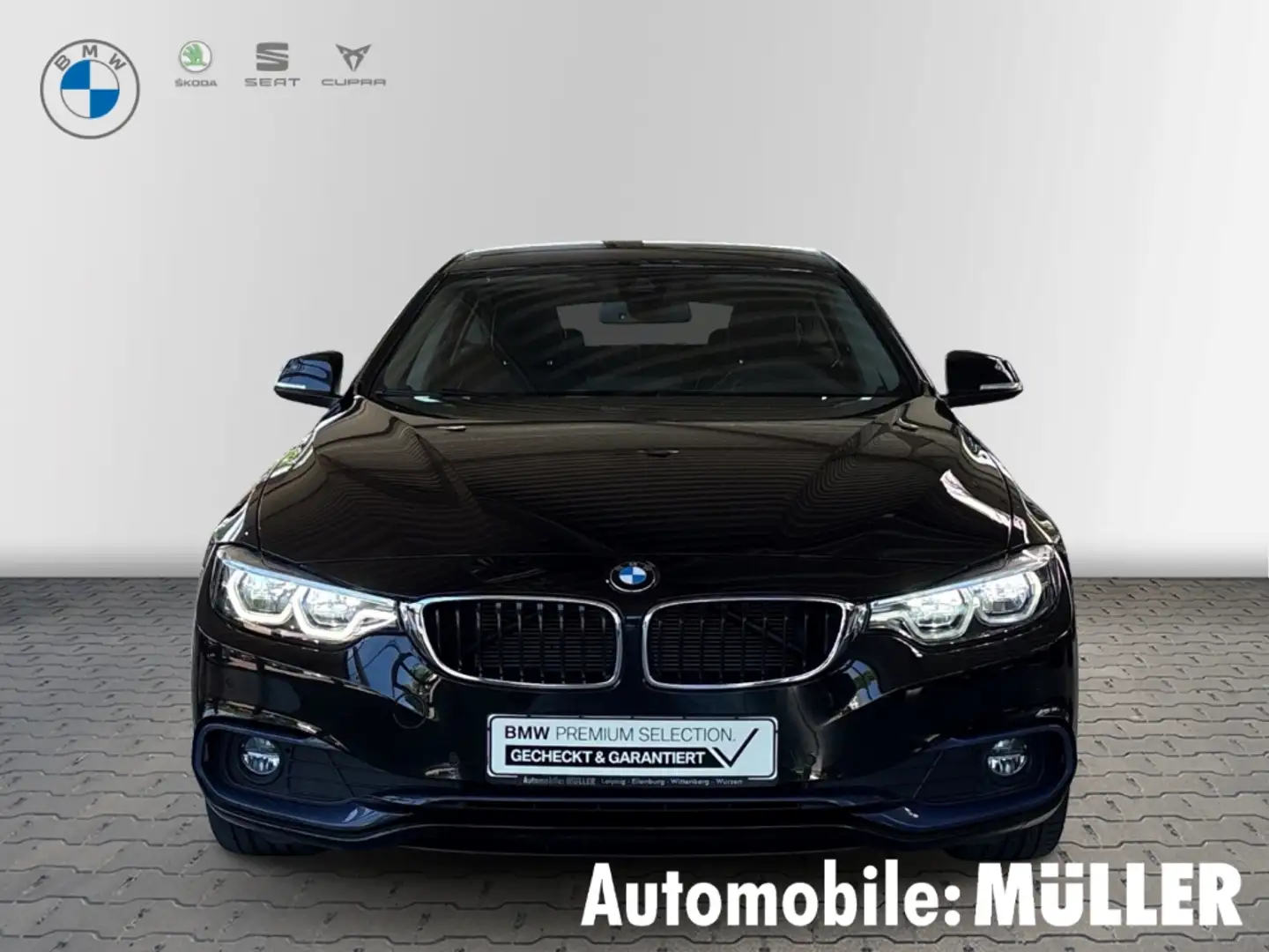 BMW 420 Gran Coupe Sport Line d HUD AHK-klappbar Navi Lede Noir - 2