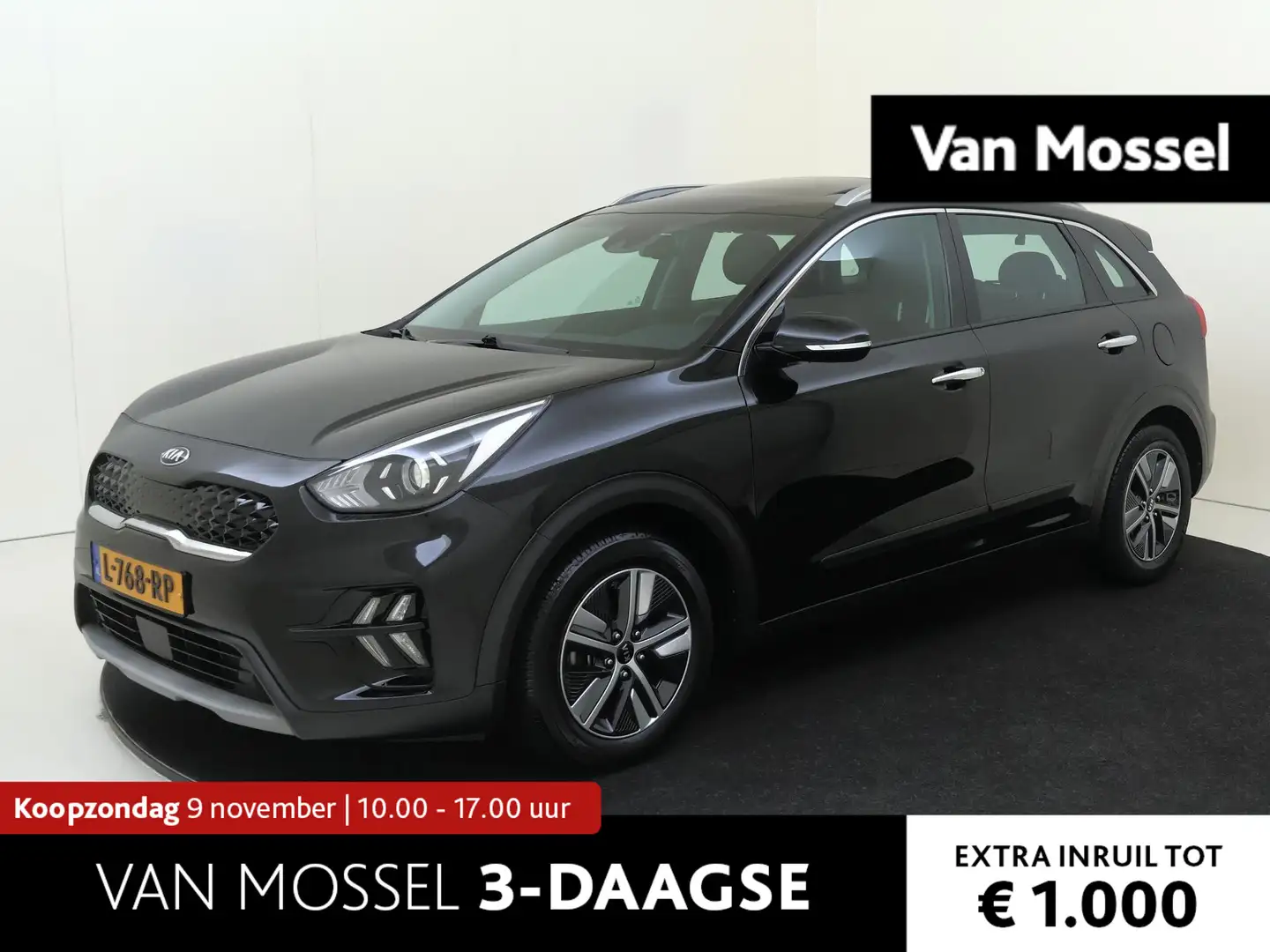 Kia Niro 1.6 GDi Hybrid ExecutiveLine 140PK | Navigatie | A Zwart - 1