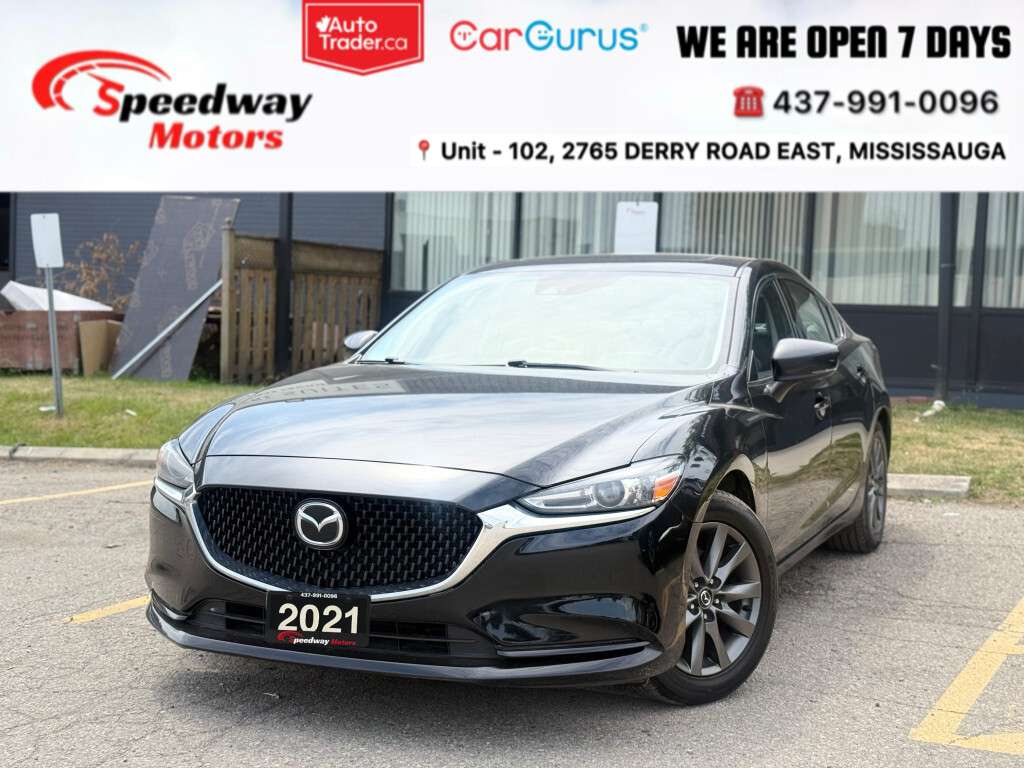 2021 Mazda Mazda6 GS-L/ NO ACCIDENT/ LEATHER/ HEATED SEATS/ HEATED S