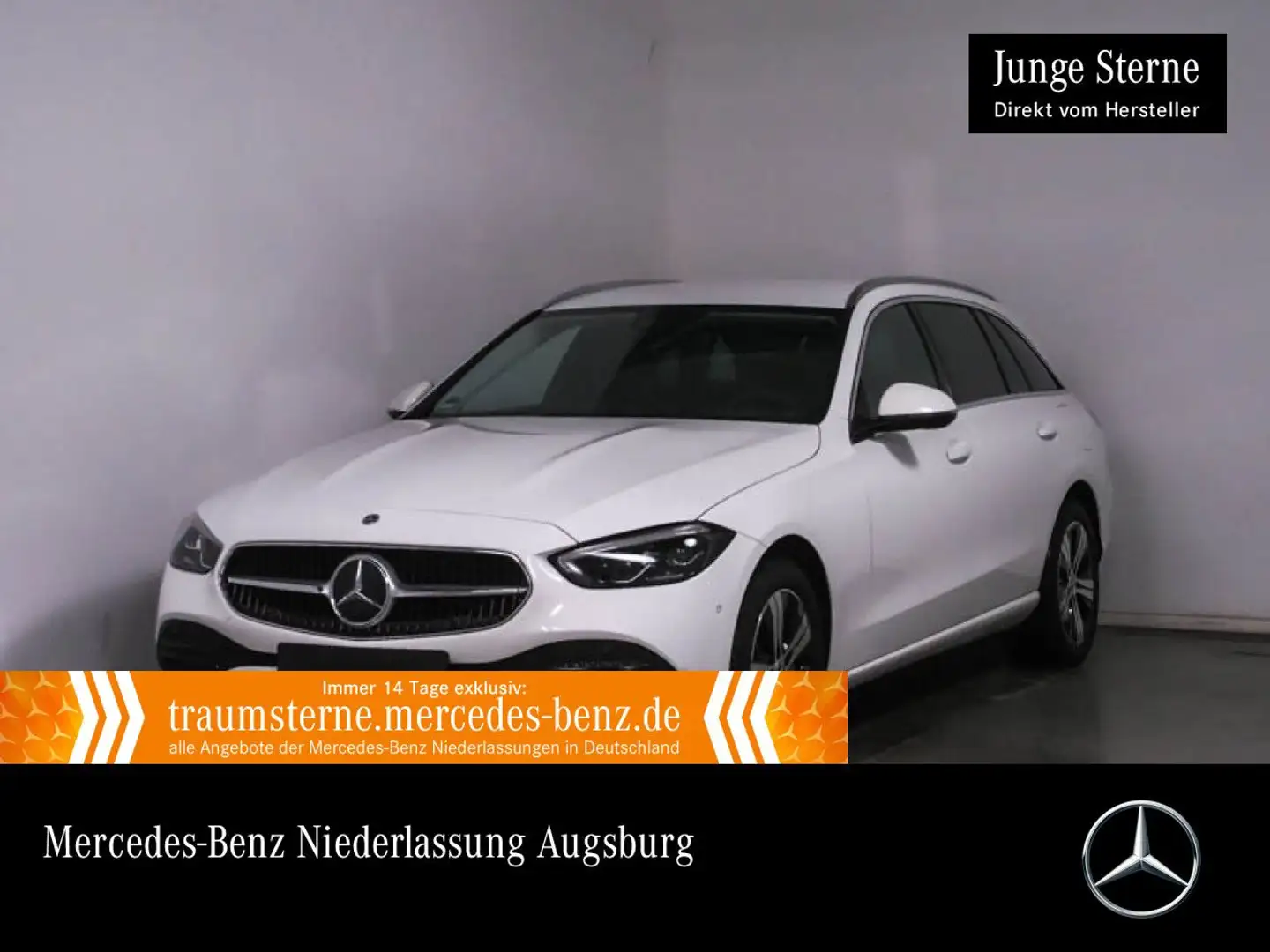 Mercedes-Benz C 300 e T AVANTG+LED+KAMERA+TOTW+KEYLESS+9G Weiß - 1