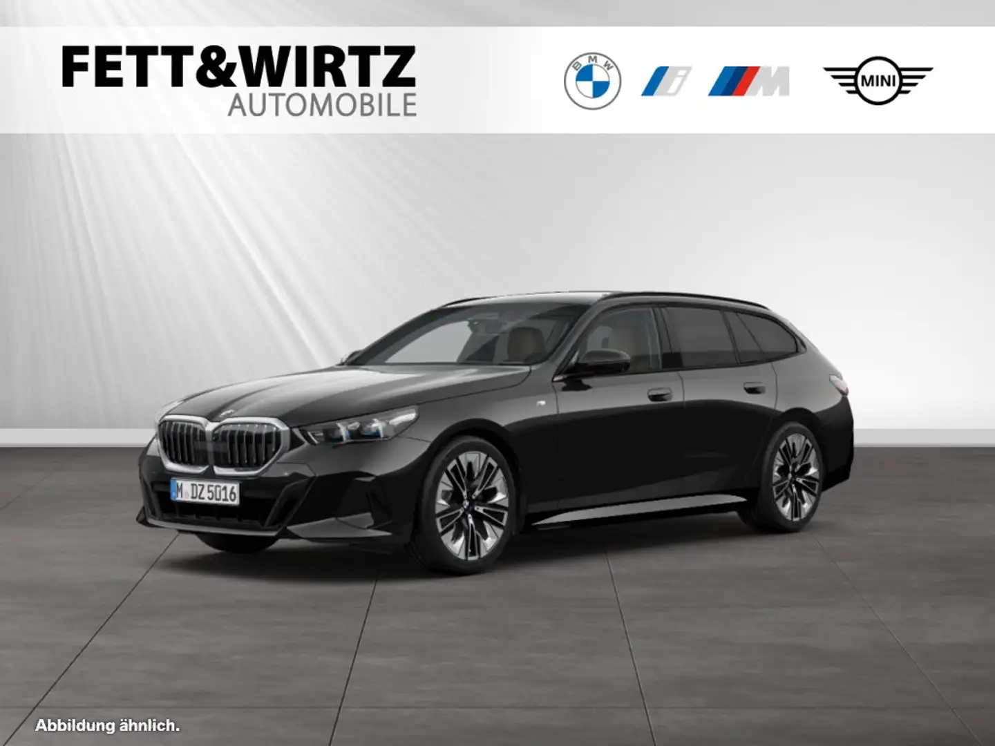 BMW 520 d Touring M Sport|Pano|AHK|H/K|Head-Up Noir - 1