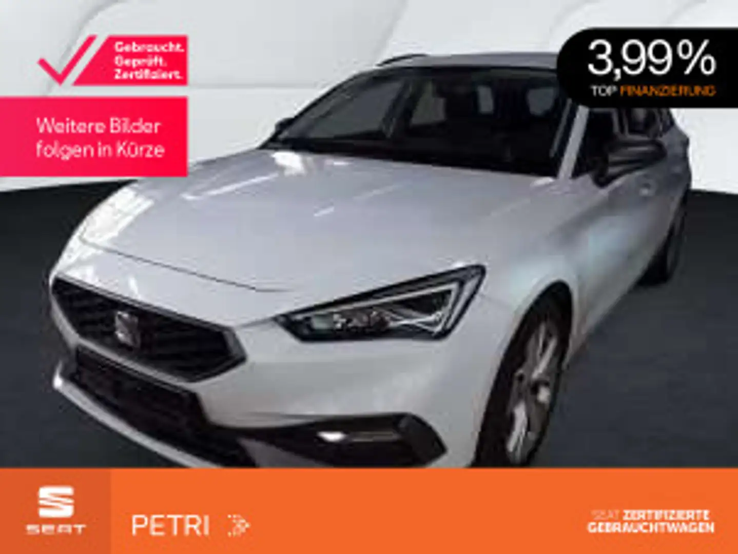 SEAT Leon SP FR-Line 2.0 TDI 110kW*DSG*NAVI*KAM*SHZ*K Weiß - 1