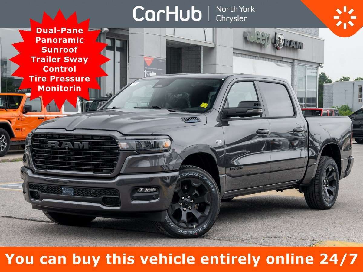 2026 RAM 1500 Sport 4x4 Crew Cab 5'7 Box Dual-Pane Panoramic Sun