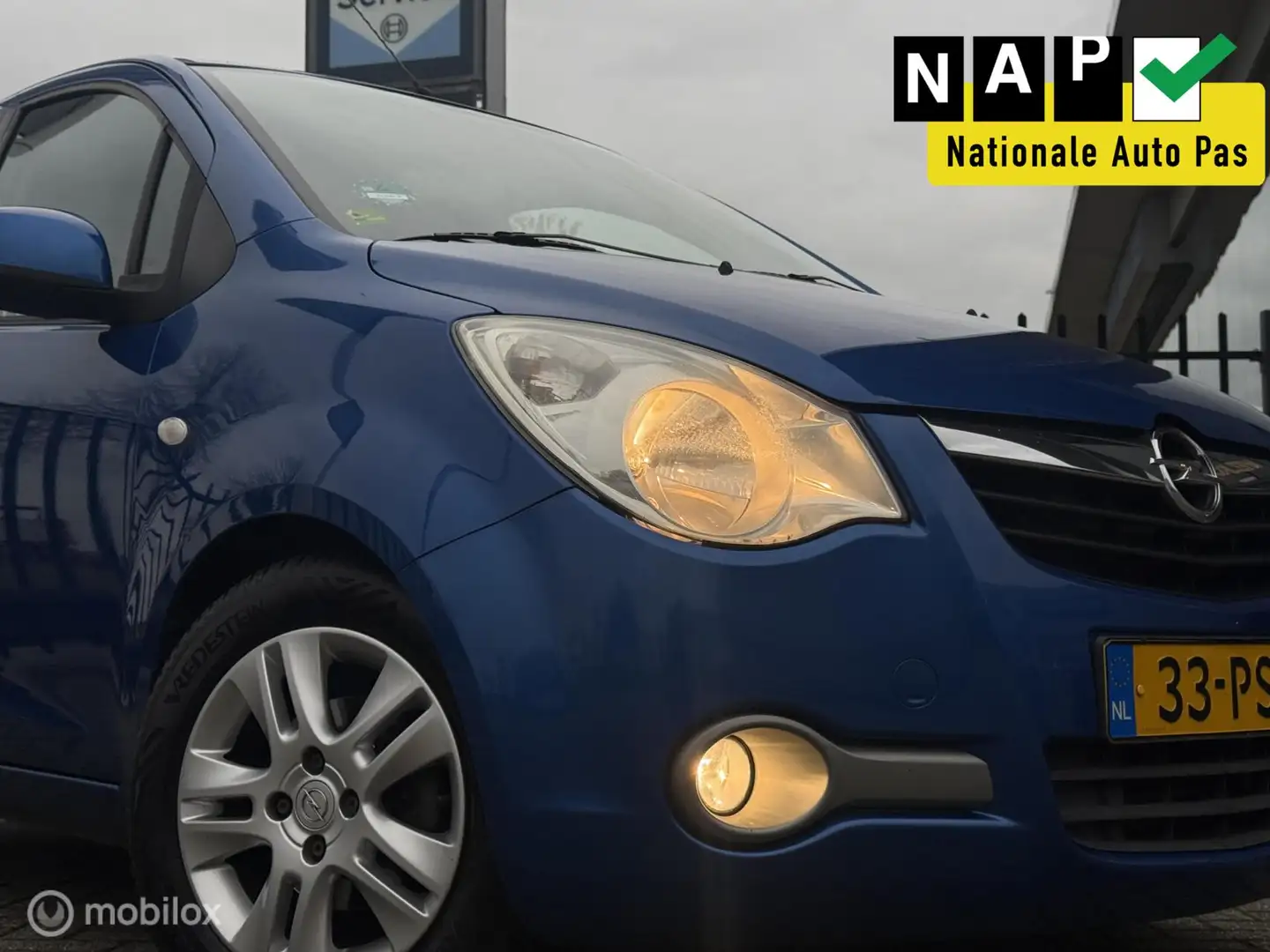 Opel Agila 1.2 Edition Blauw - 2
