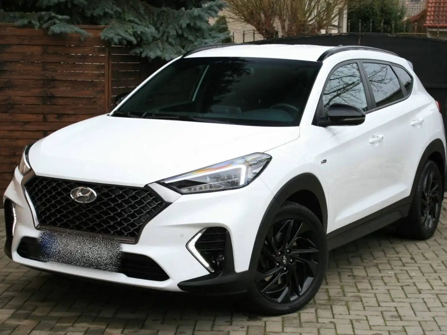 Hyundai TUCSON Tucson blue 1.6 CRDi 4WD DCT N-Line Weiß - 2