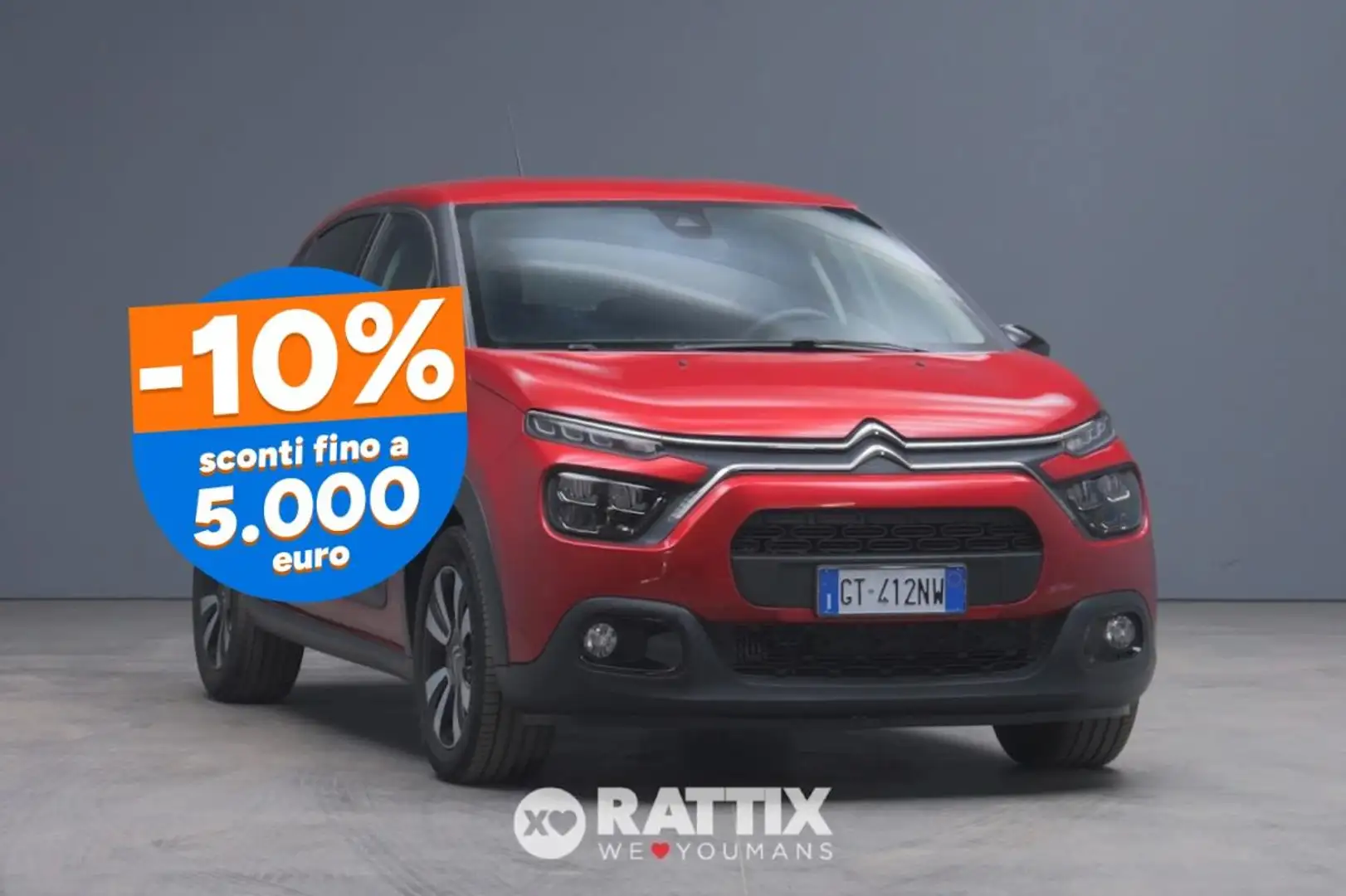 Citroen C3 1.2 Puretech 110CV Max Rouge - 1