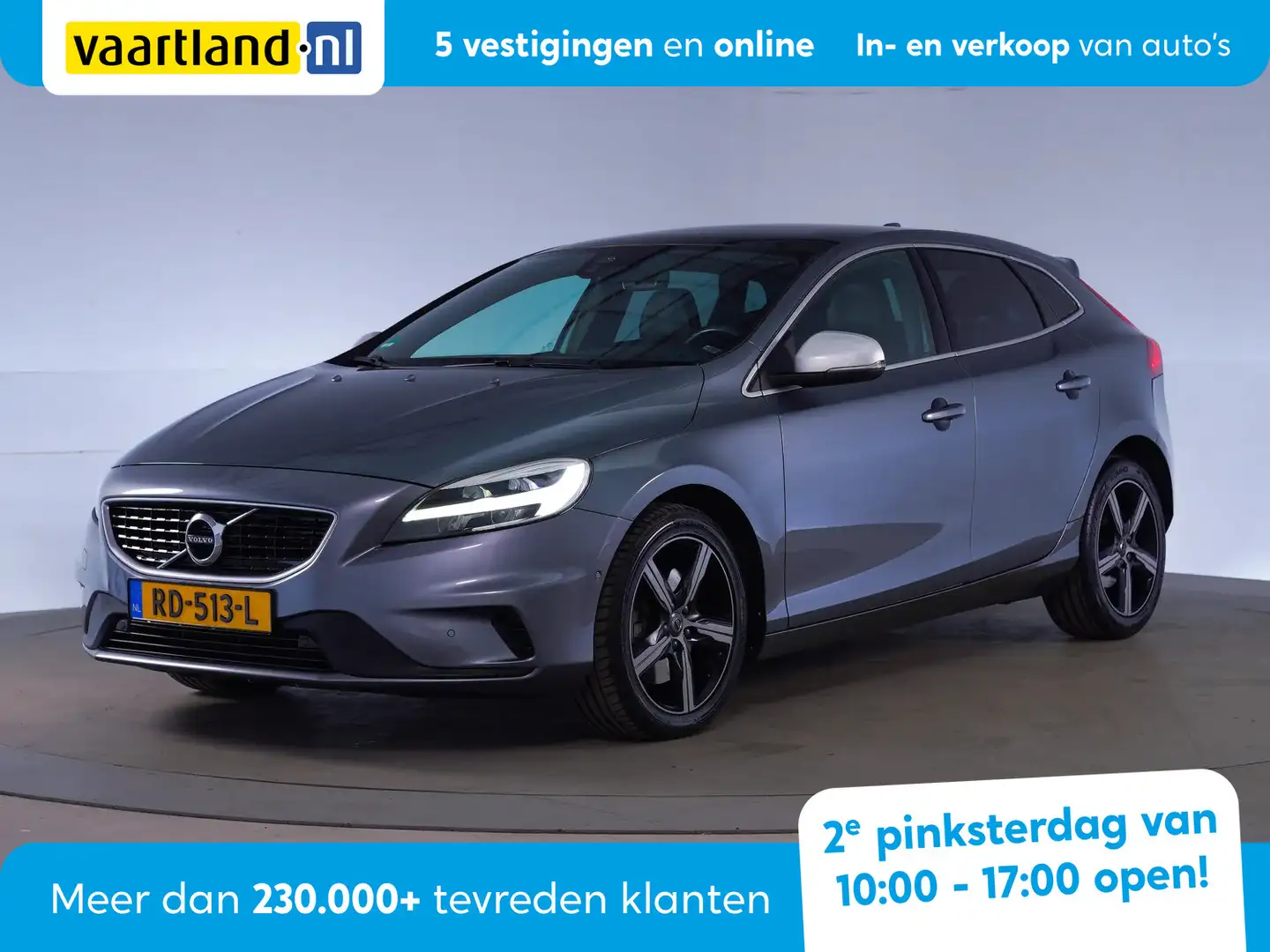 Volvo V40 2.0 T4 Business Sport[ R-Design exterieur Airco Cl Gris - 1