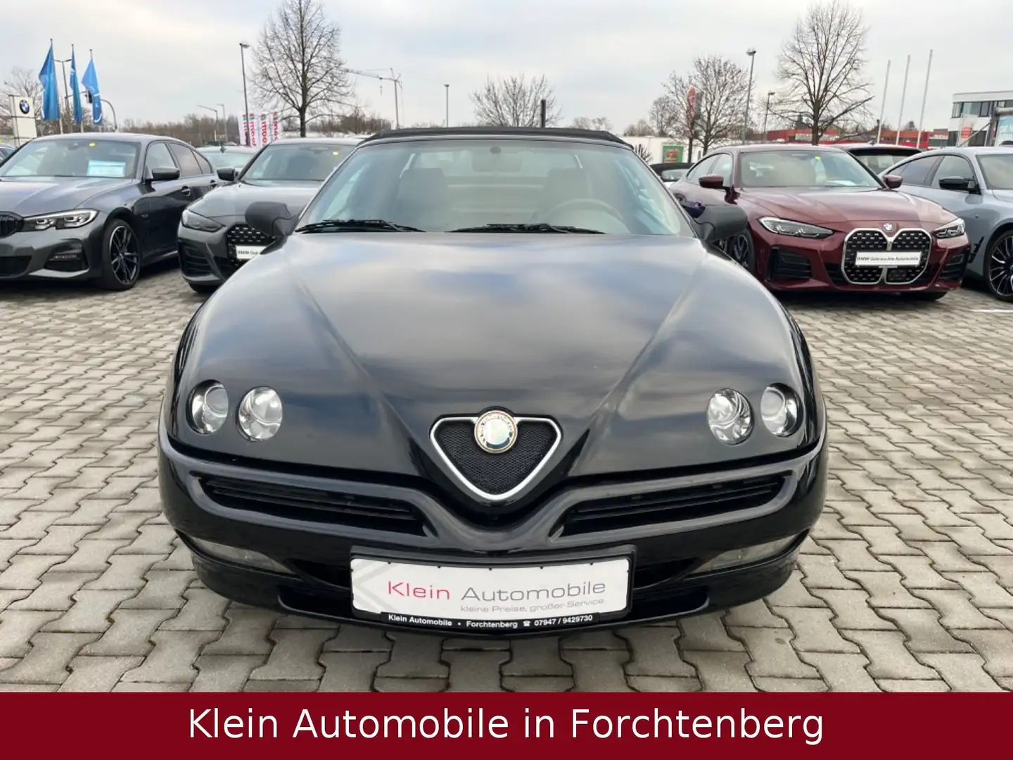 Alfa Romeo Spider 2.0 T.Spark Leder Klimatronic 2HD TÜV-NEU Schwarz - 2