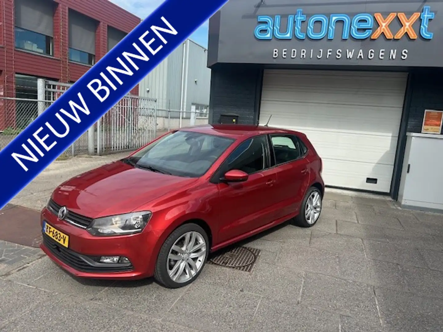 Volkswagen Polo 1.0 AIRCO I MULTIMEDIA L=I LMV I ELEKTRISCHE RAMEN Rood - 1