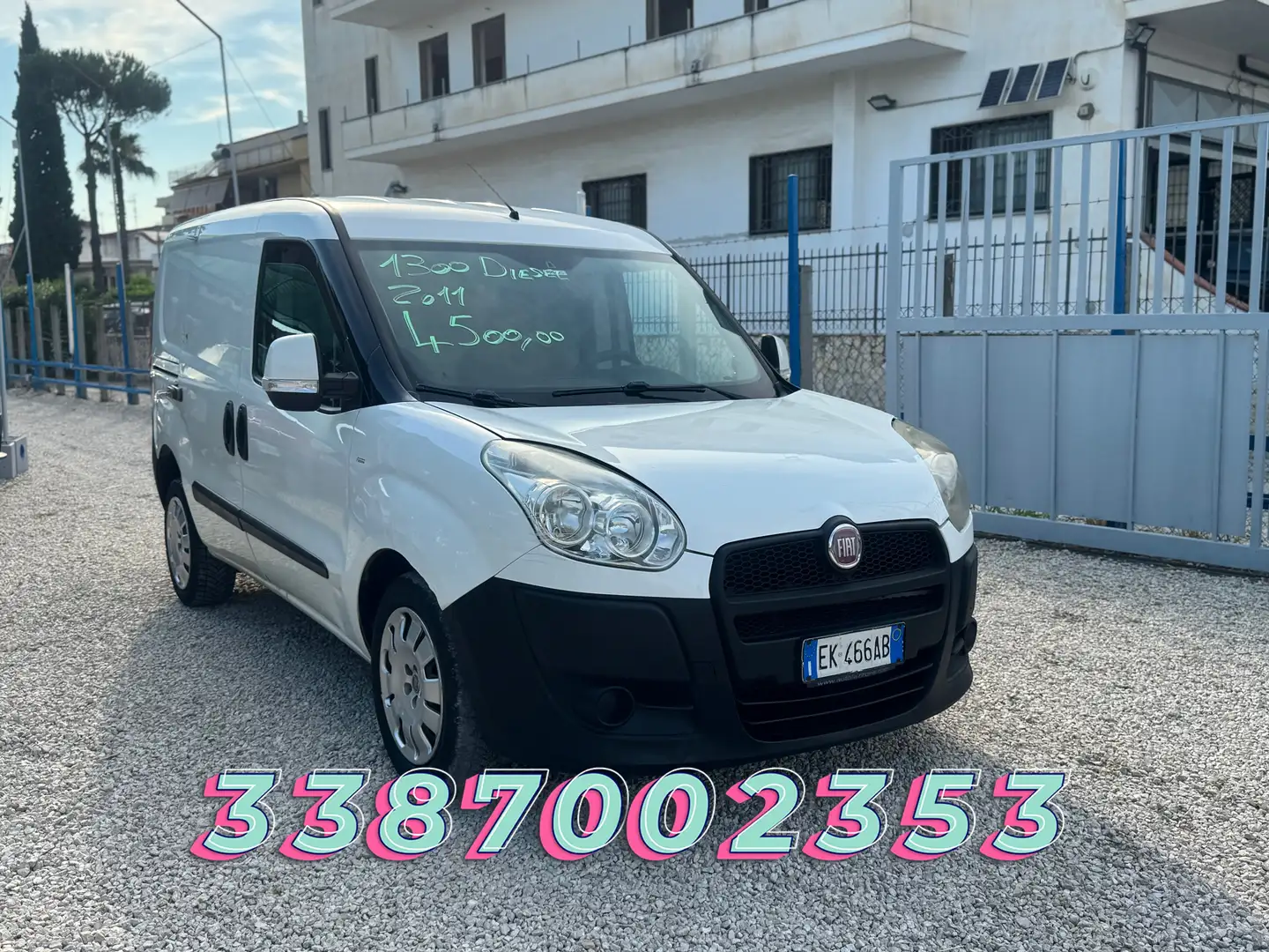 Fiat Doblo Doblo cargo 4 porte 1300 multijet Blanc - 1