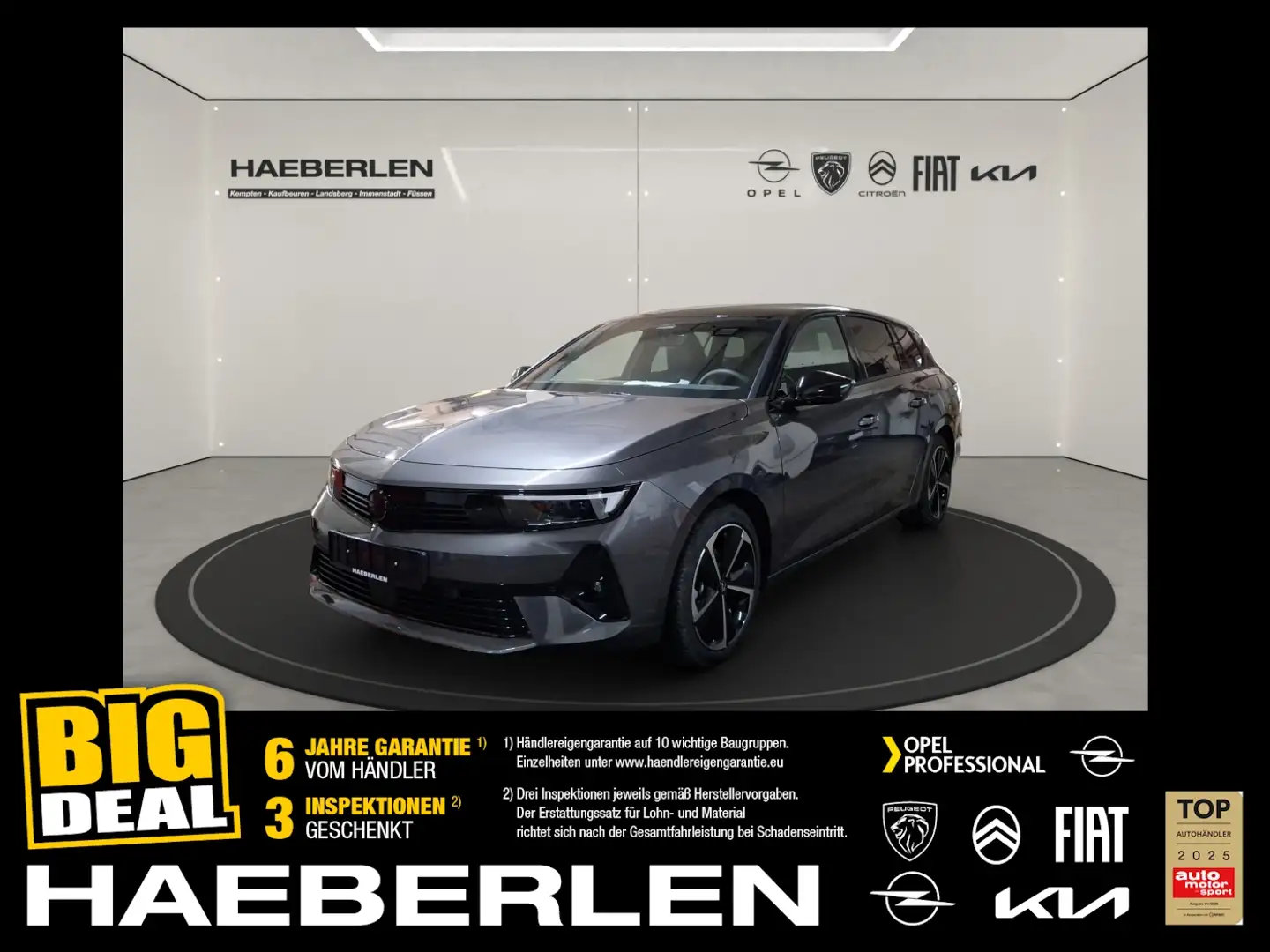 Opel Astra GS ST 1.2 Turbo 360°Kamera*Keyless*17Alu Gri - 1