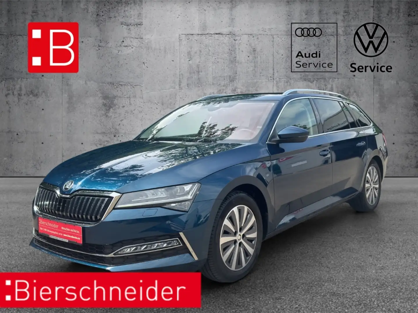 Skoda Superb Combi 1.4 TSI iV DSG Style AHK STANDHEIZ. DIGITAL Blau - 1
