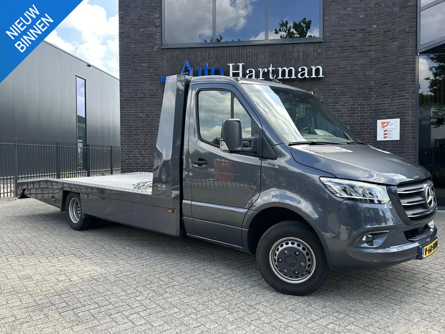 Mercedes-Benz Sprinter 519 1.9 CDI L3 RWD AUT Oprijwagen Tijhof | Luchtve Grijs - 1