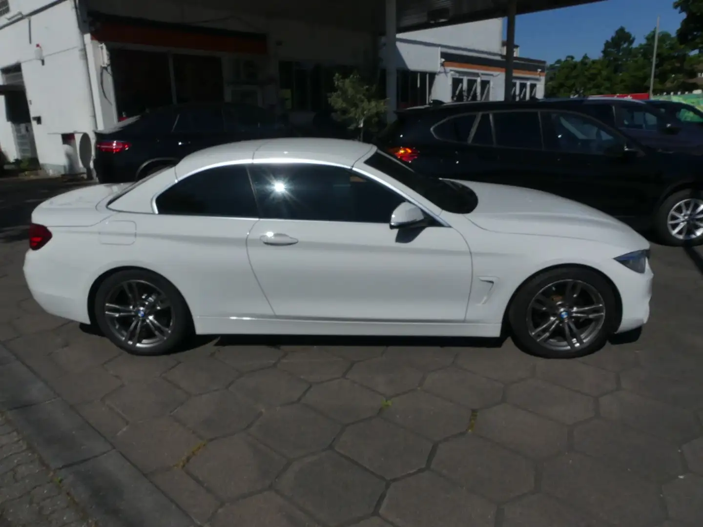 BMW 420 Cabrio 420 d Sport*AUTOMATIK*LEDER *SHZ*MEMORY Blanc - 2