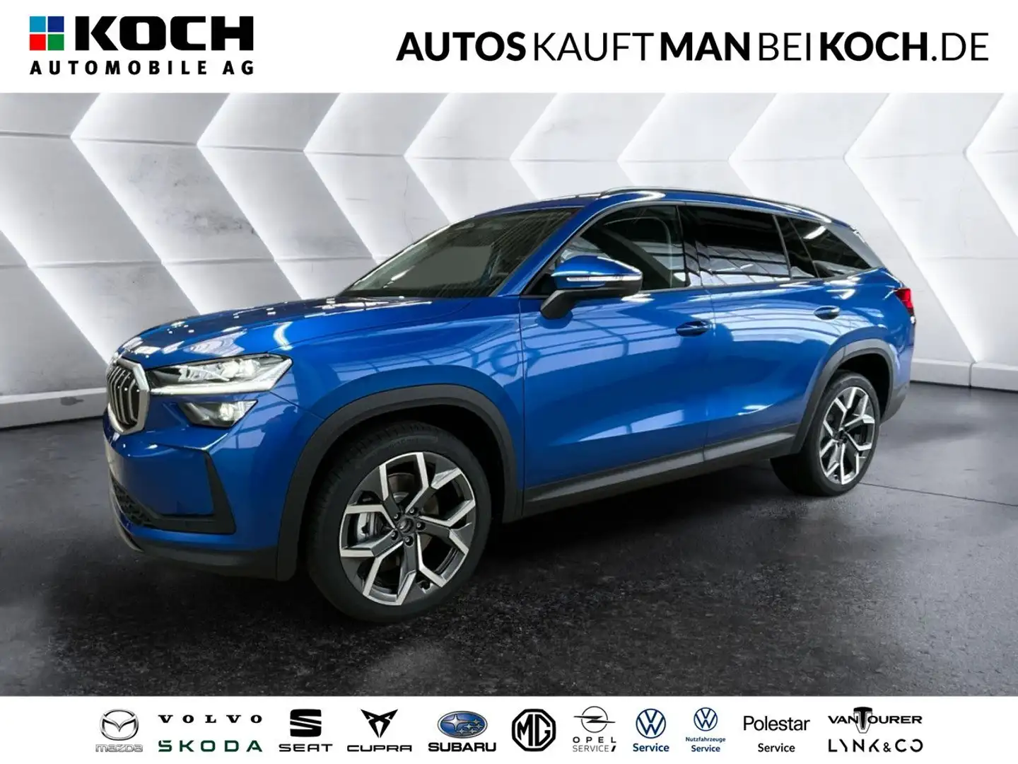 Skoda Kodiaq Selection 1,5 TSI m-HEV DSG AHZV MATRIX LED Blau - 1