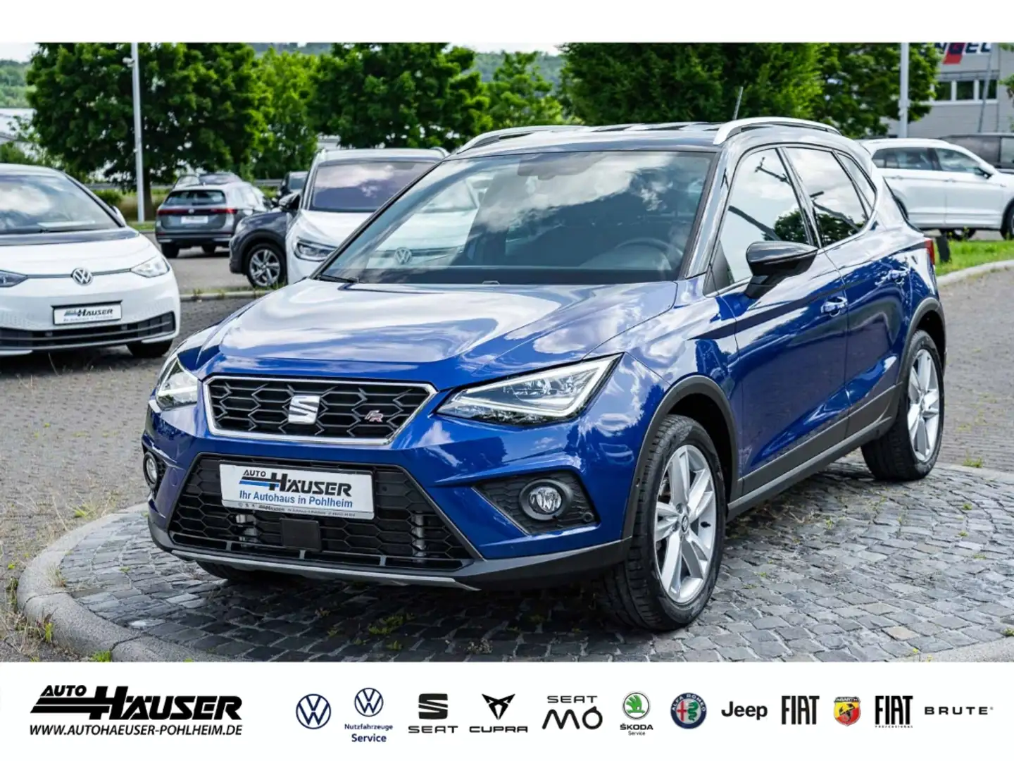 SEAT Arona FR 1.0 TSI DSG NAVI KAMERA PARK ACC LED FULL-LINK Blau - 1