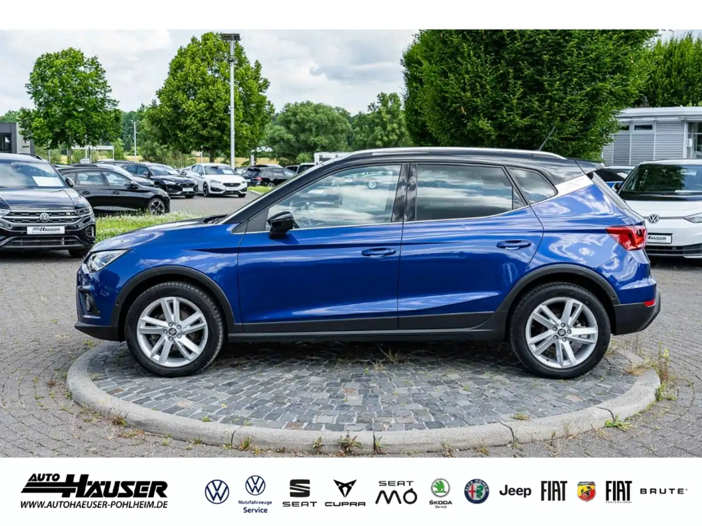 SEAT Arona FR 1.0 TSI DSG NAVI KAMERA PARK ACC LED FULL-LINK Blau - 2