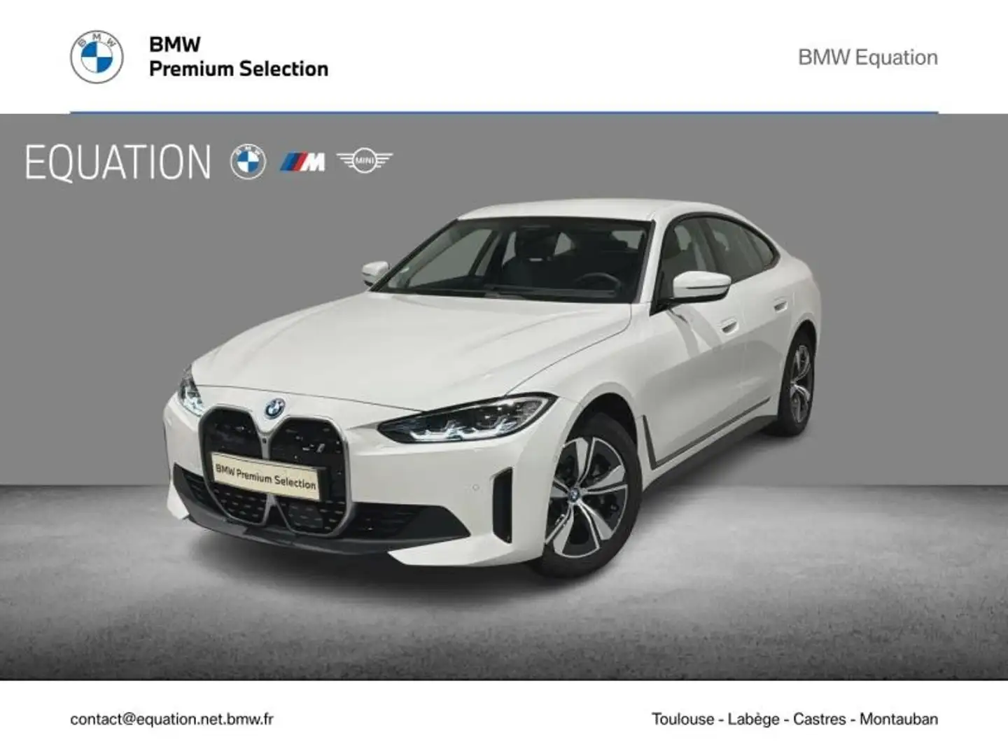 BMW i4 eDrive40 340ch Blanc - 1