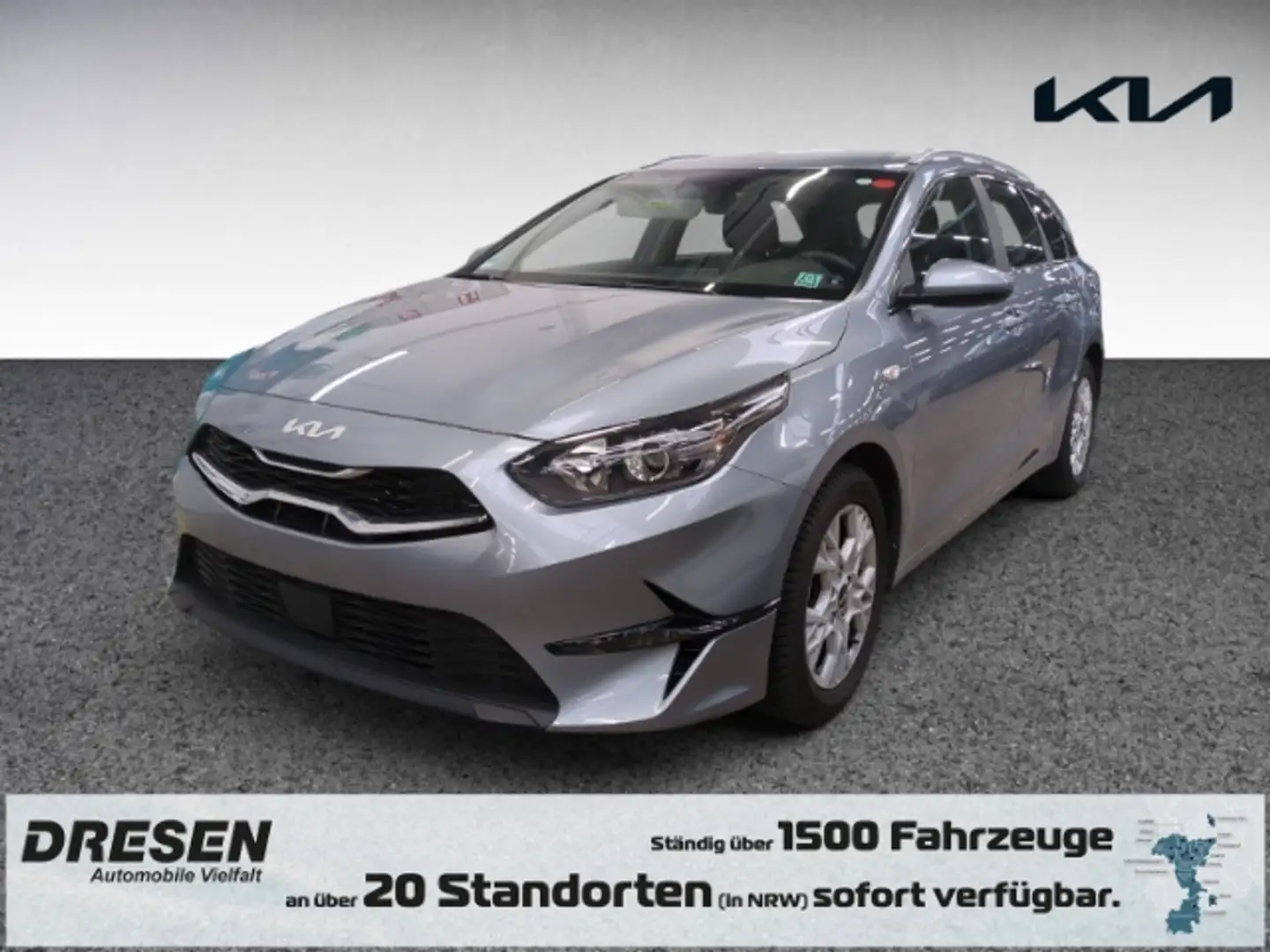 Kia Ceed SW / cee'd SW VISION 1.5T 140 NAVI,DAB,KLIMA,CARPLAY,SITZHZG,LEN Plateado - 1