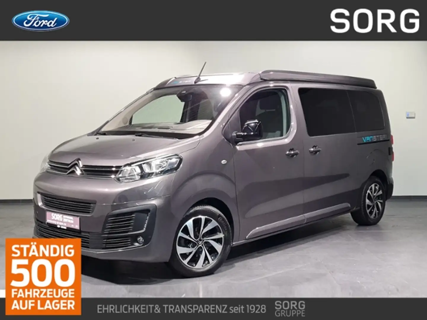 Pössl Vanster Citroen Spacetourer*AUTO*AHK* Gris - 1