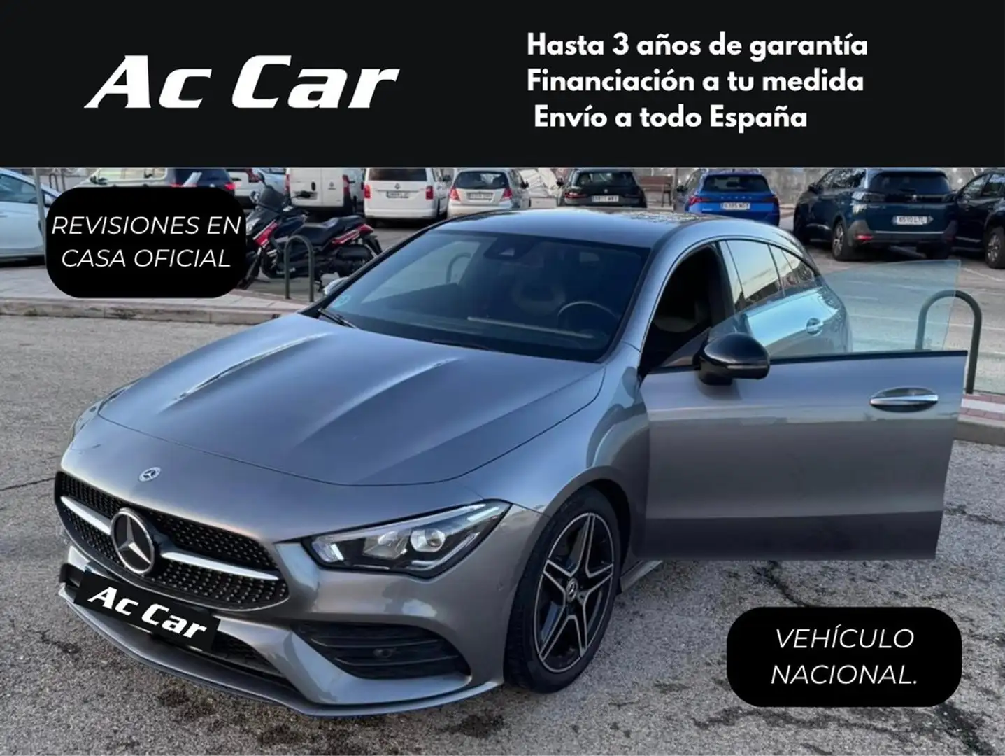 Mercedes-Benz CLA 200 Shooting Brake 200d 8G-DCT Gris - 1