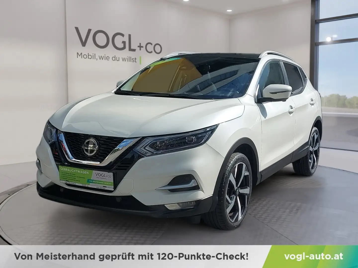 Nissan Qashqai Qashqai Tekna 1.3 DIG-T DCT Aut. Weiß - 1