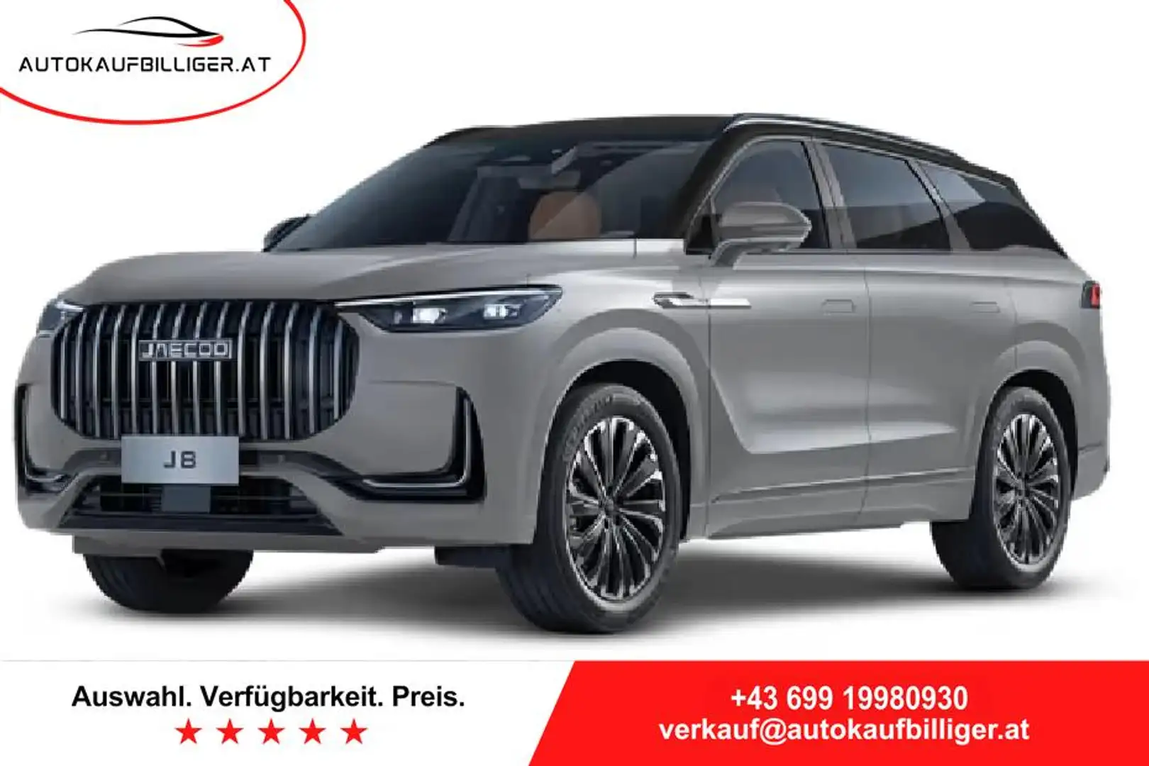 Jaecoo J8 PHEV PREMIUM AWD 7-SITZE *BARKaufpreis* Silber - 1