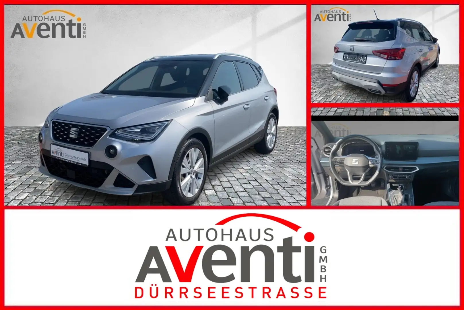 SEAT Arona Xperience *ACC*LED*Lane Assist*Kamera*Navi* Zilver - 1