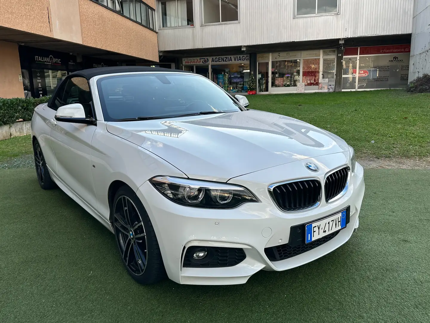 BMW 218 Cabrio M-Sport 150CV Auto E6C Bianco - 2
