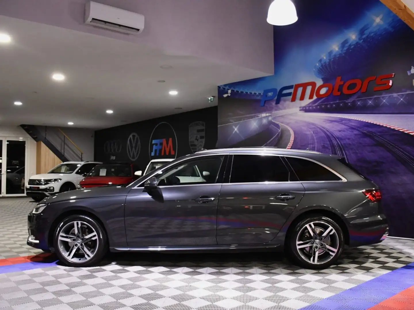 Audi A4 Business 35 TDI 163 Tiptronic 7 GPS Hayon Cuir Virtual Pré Sense Efficience TO JA 18 Grijs - 2