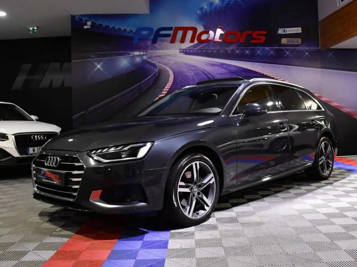 Audi A4 Business 35 TDI 163 Tiptronic 7 GPS Hayon Cuir Virtual Pré Sense Efficience TO JA 18 Grijs - 1