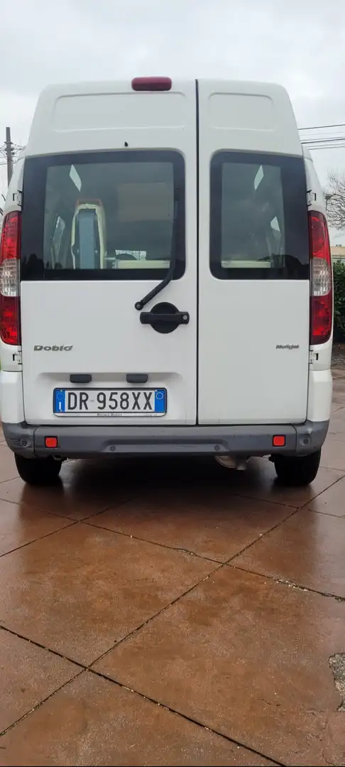 Fiat Doblo 1.3 mjt 16v Family fap Blanc - 2