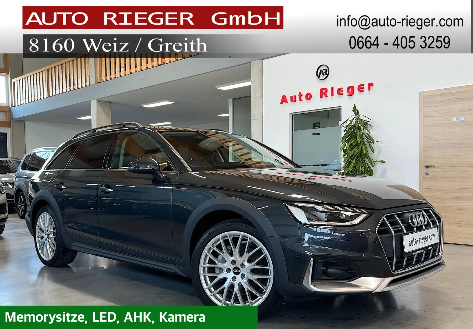Audi A4 allroad 40 TDI quattro Memory, AHK, Kamera Grau - 1
