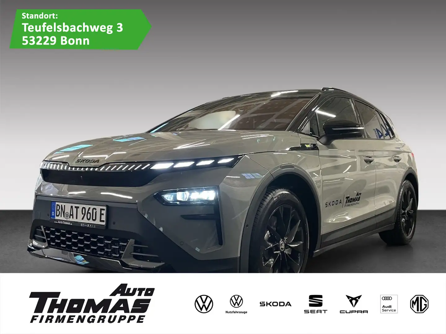 Skoda Elroq RS Lounge AHK MAXX Gris - 1
